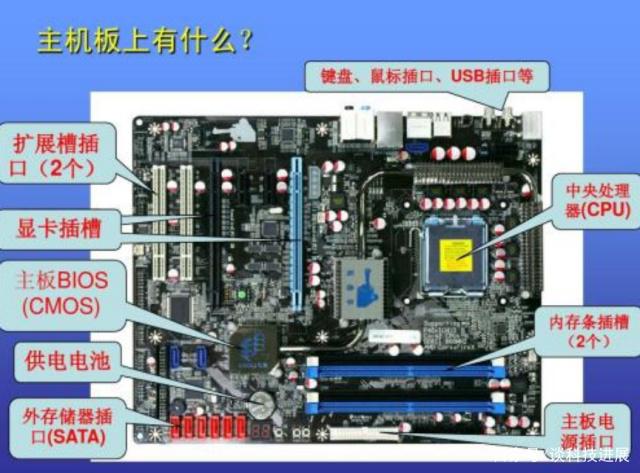 电脑的组成图解图片