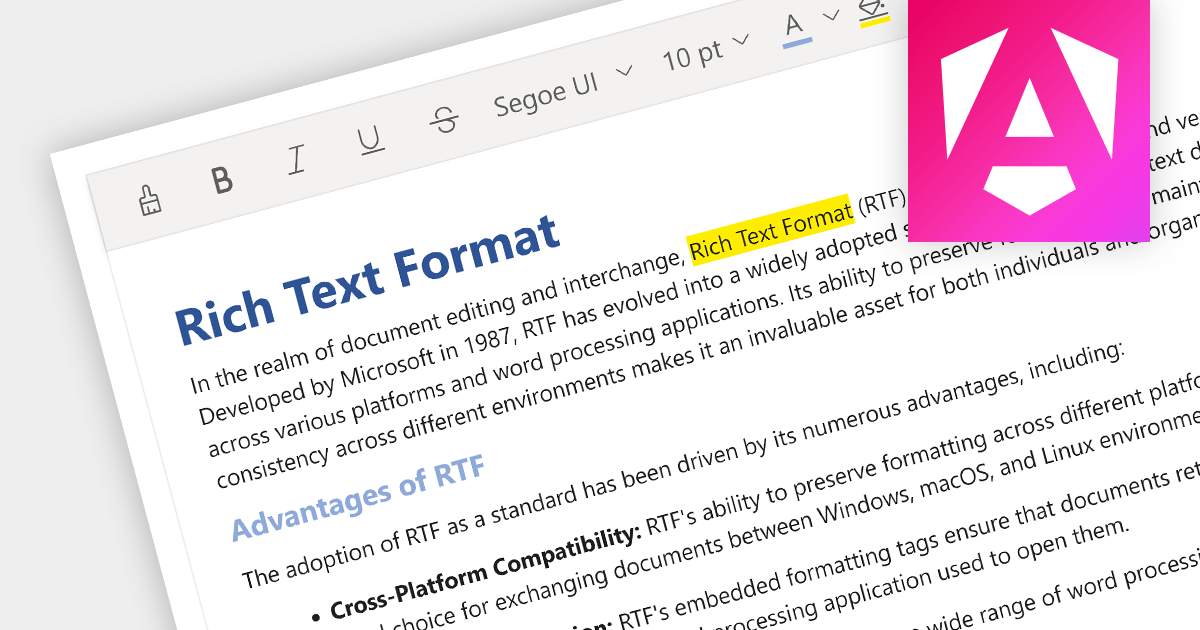 Empower Users to Easily Format Text in Angular Apps