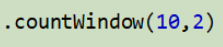 sliding count window