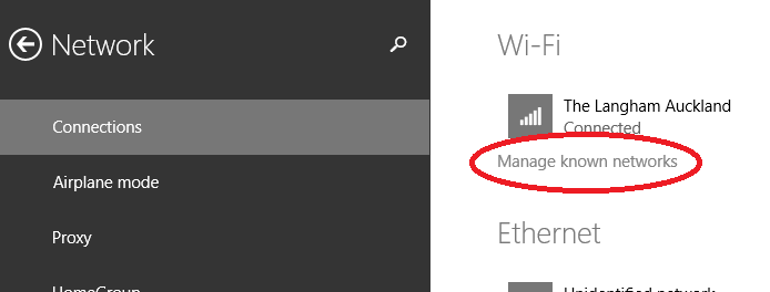 管理已知的WiFi网络又回来了 Manage known WiFi Networks is back