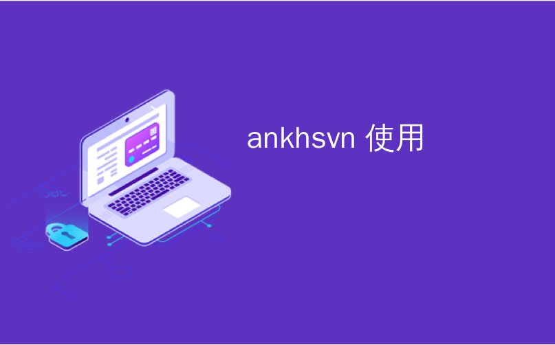 ankhsvn 使用