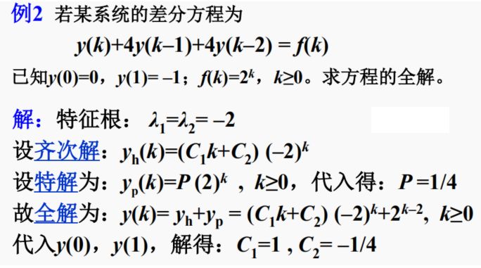 信号与系统——差分方程的建立及经典解法-CSDN博客