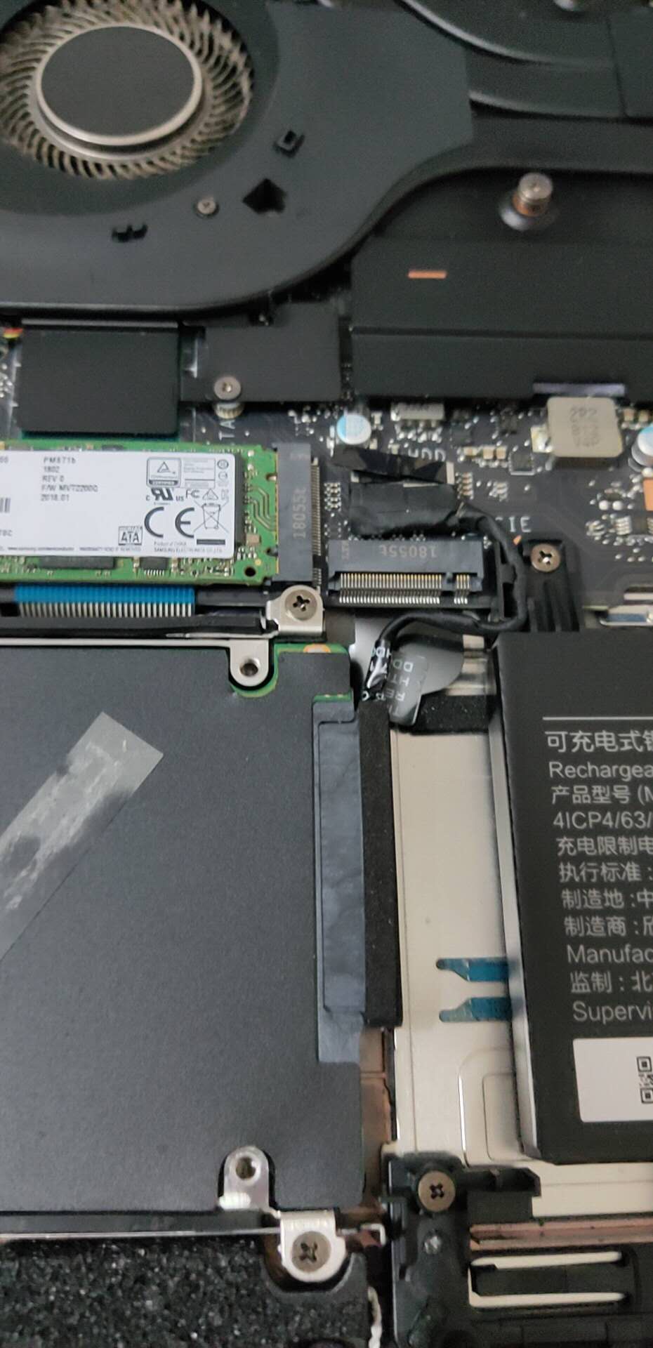 小米游戏本加第二块ssd并装ubuntu到原本的ssd