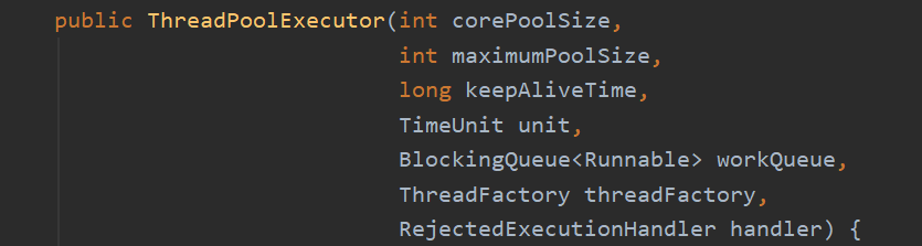 ThreadPoolExecutor核心参数