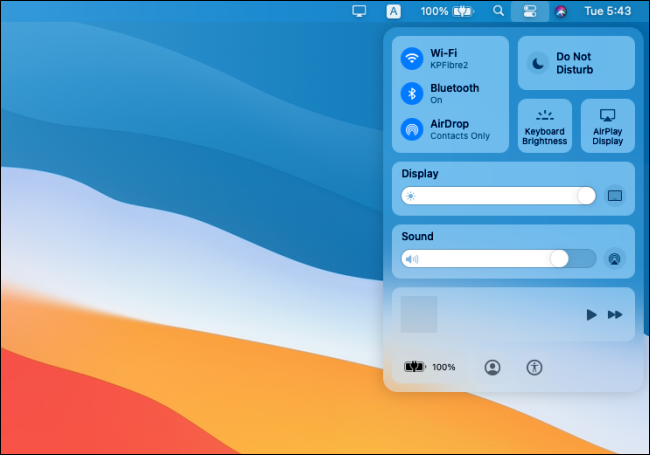 macos 进程控制_macOS Big Sur中的新控制中心如何工作-CSDN博客