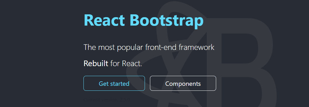 React Bootstrap