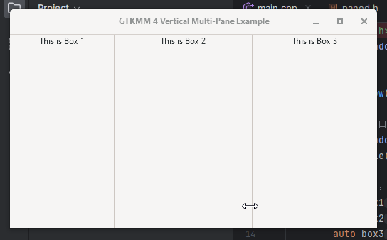 多 split 窗口 in Gtkmm4