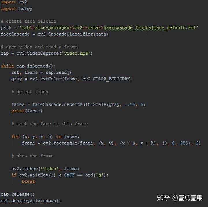 opencv python 亮斑检测_使用Python和OpenCV进行人脸检测-CSDN博客