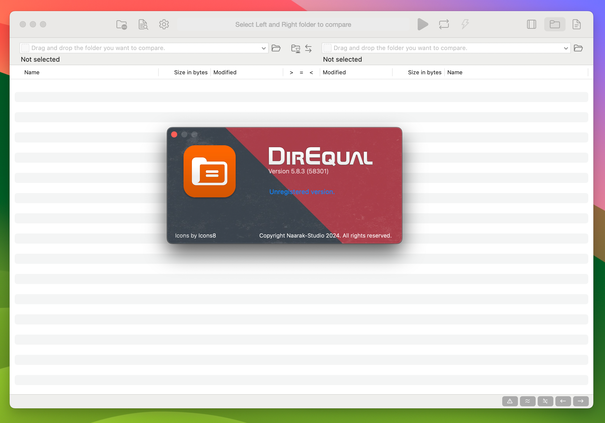 DirEqual for Mac v5.8.3 文件夹比较工具 免激活下载-1