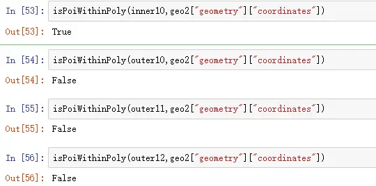 [python]判断点是否在多边形内的Python实现射线法_json_06