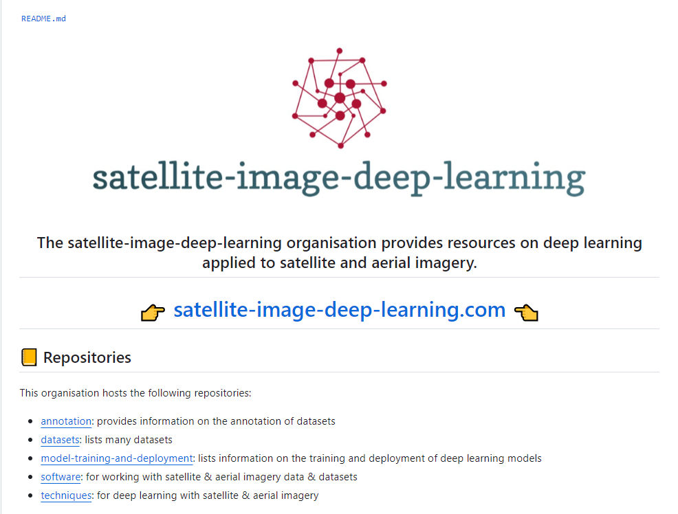 satellite-image-deep-learning，一个遥感深度学习方向的宝藏网站