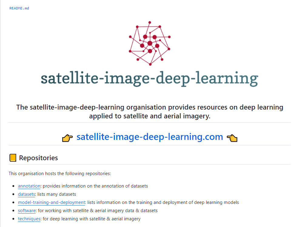 satellite-image-deep-learning，<span style='color:red;'>一个</span>遥感深度学习方向<span style='color:red;'>的</span><span style='color:red;'>宝藏</span><span style='color:red;'>网站</span>