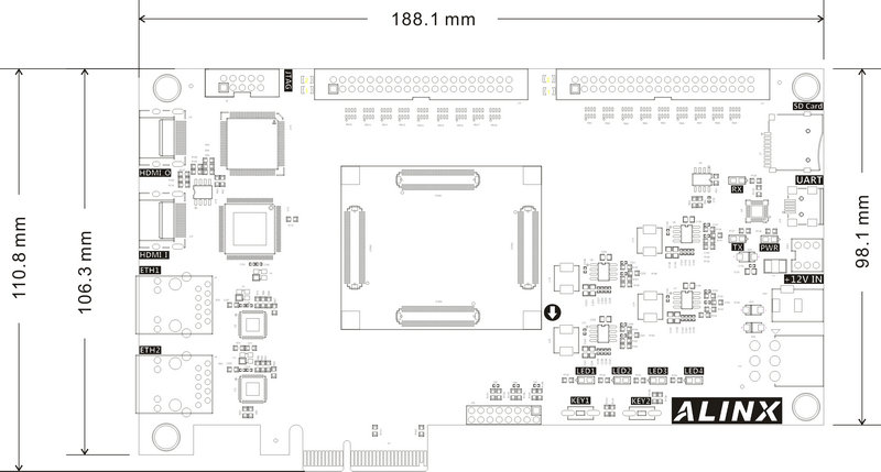 产品推荐 - ALINX XILINX FPGA开发板 Artix-7 XC7A100T-2FGG484I