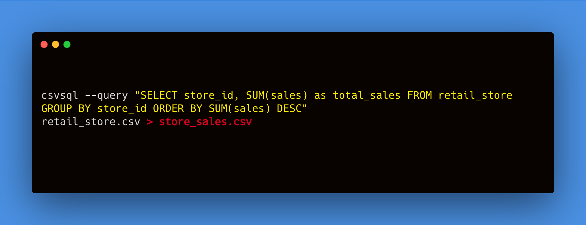 plsql中导入csvs_在命令行中使用sql分析csvs