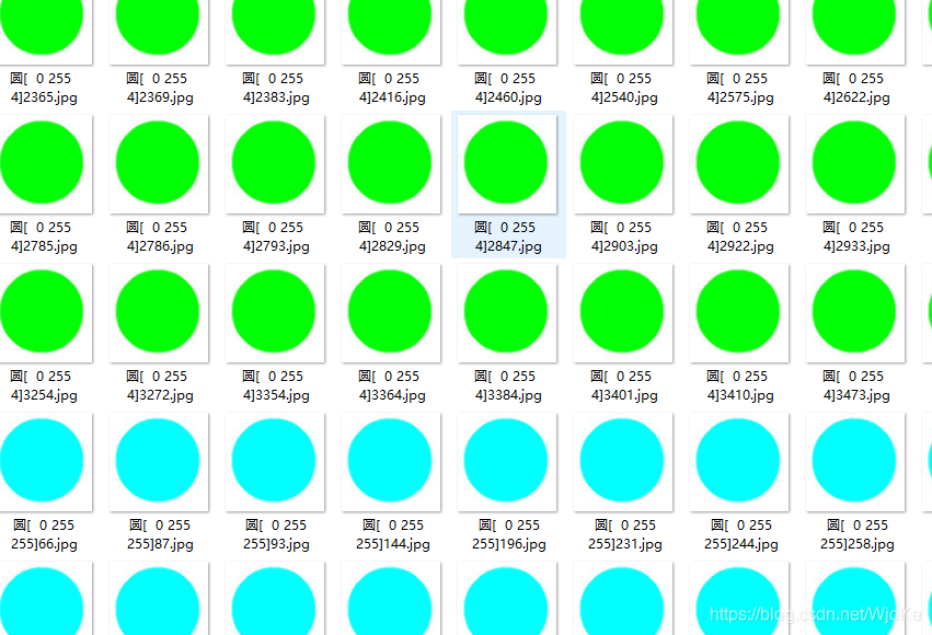 如下:这里我还取了图形的中点,希望得到图片的颜色,其得到的是rgb值