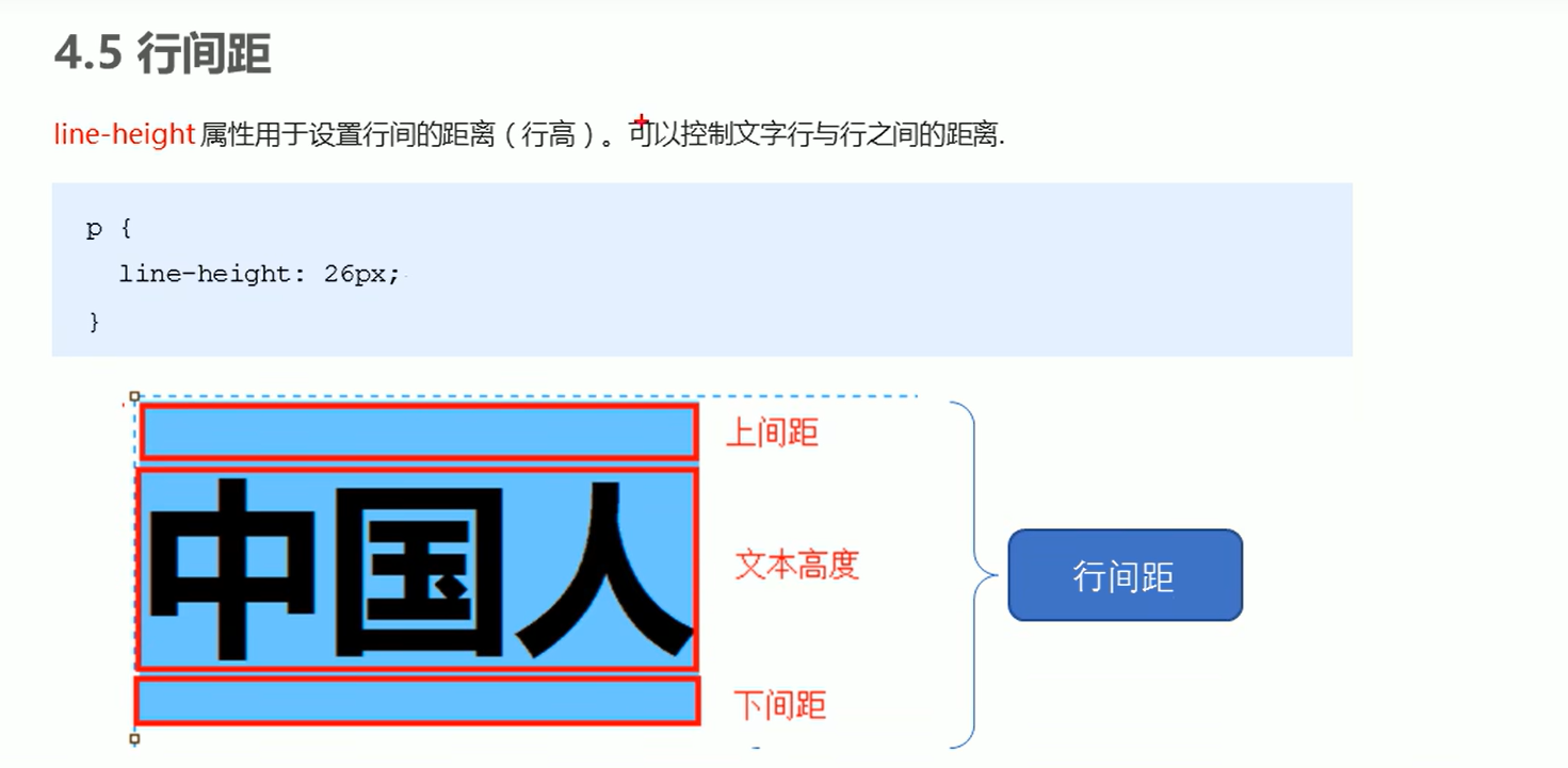 CSS对文本的简单修饰