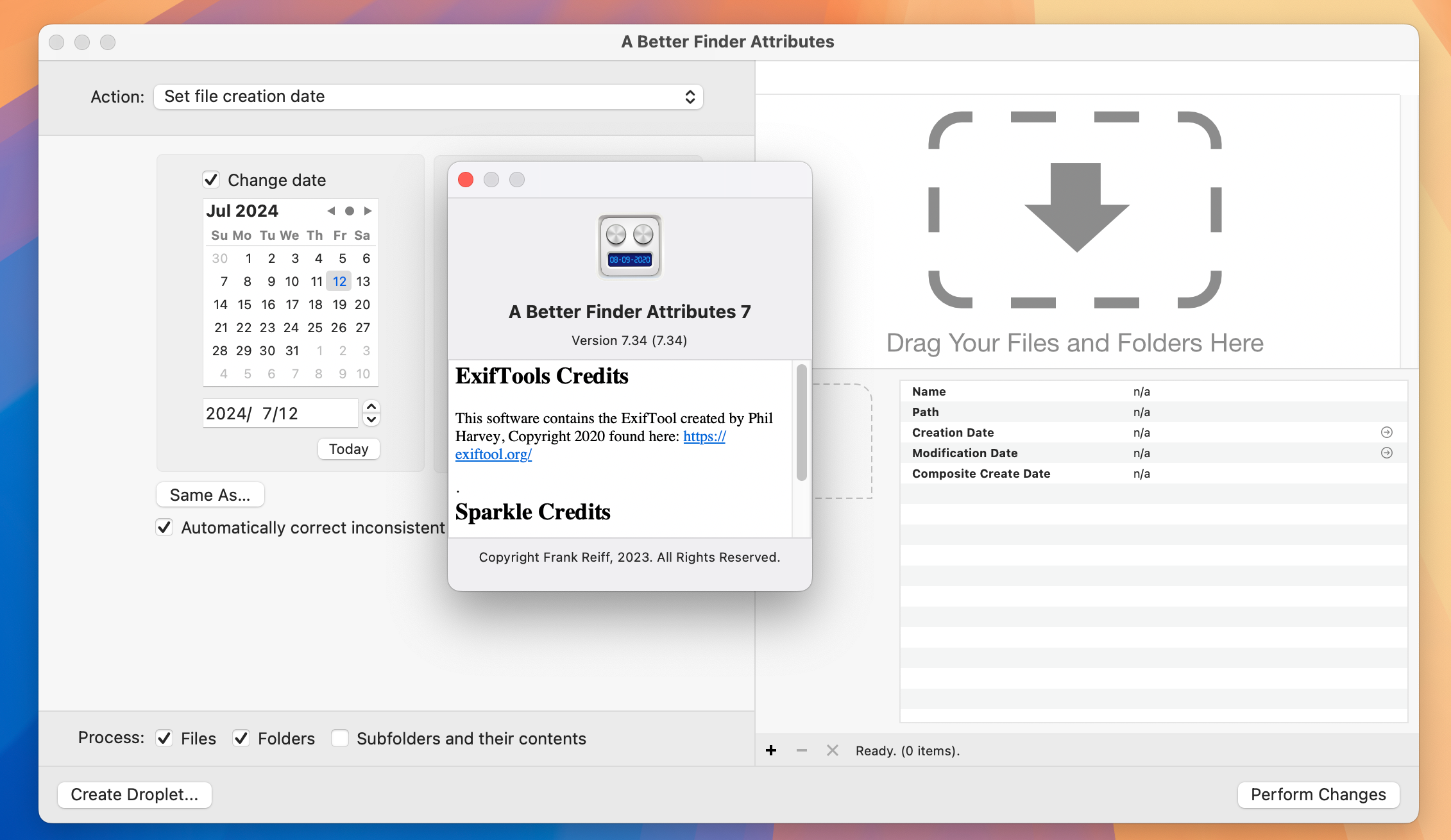 A Better Finder Attributes for Mac v7.34 文件批量修改工具 时间戳/属性/扩展名-1