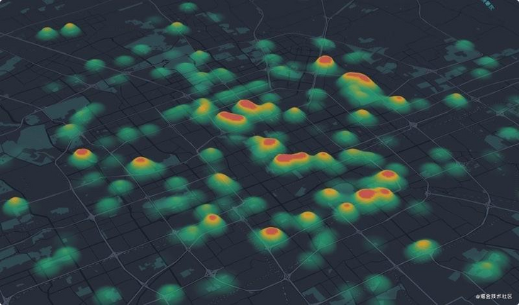 人口热力图java_数据可视化api之热力图实现