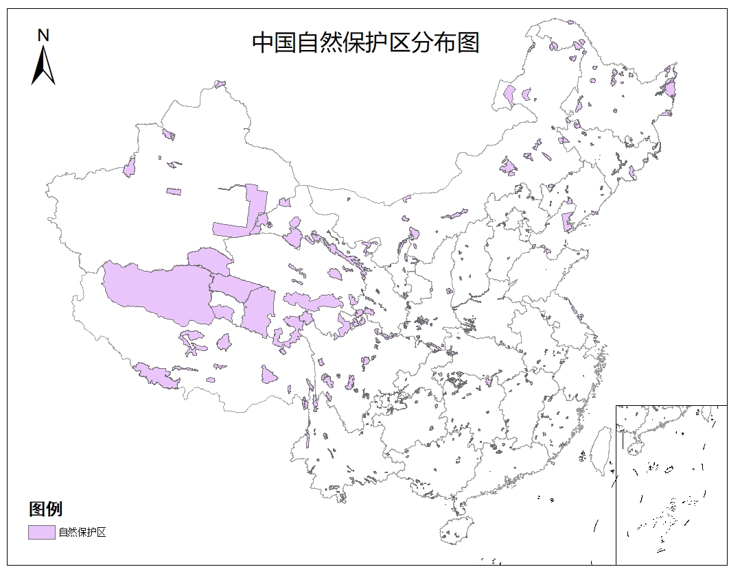 自然保护区边界数据（国家级、省级、县市级）/乡镇区划边界/村界/植被类型分布/土地利用数据/NPP数据/NDVI数据