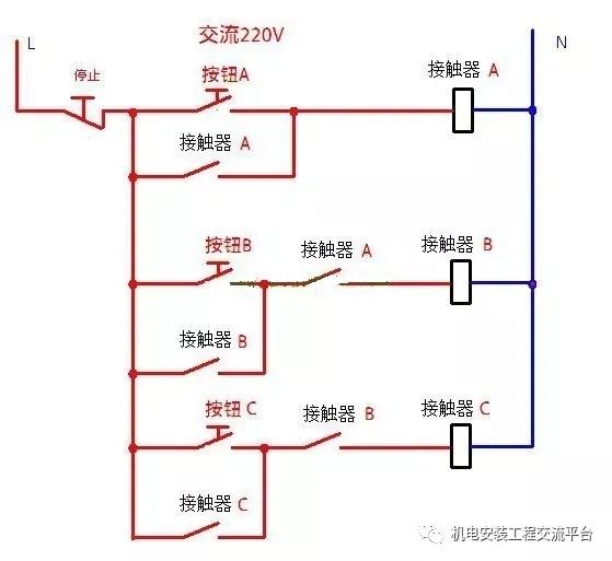 叉车起动机接线图图片