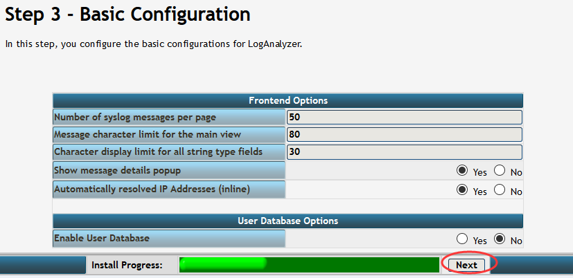 loganalyzer日志分析工具(CentOS7.4)