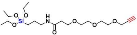 2250216-92-1，Propargyl-PEG3-triethoxysilane，炔基-三聚乙二醇-三乙氧基硅烷，具有高效稳定和特异性