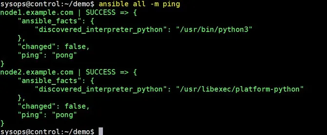 Ansible-Ping-Pong-Connectivity-Ubuntu