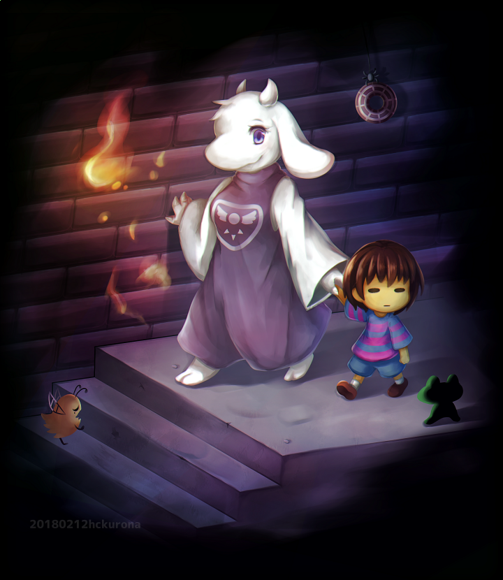 undertale人物undertale传说之下精美人物图包torielampfrisk篇