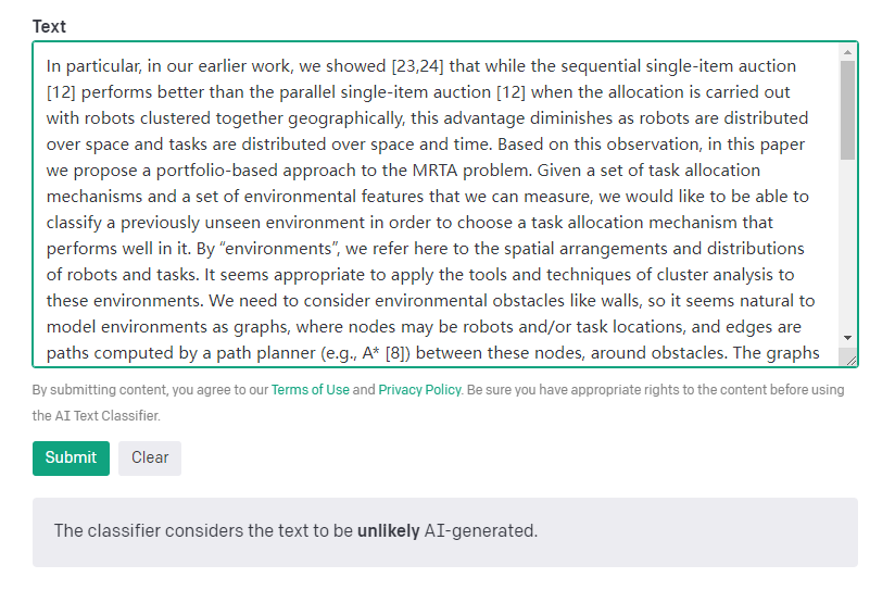 AI Text Classifier，OpenAI自家产品，我检测我自己