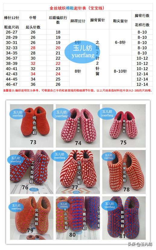 幼儿毛线鞋的编织方法图片