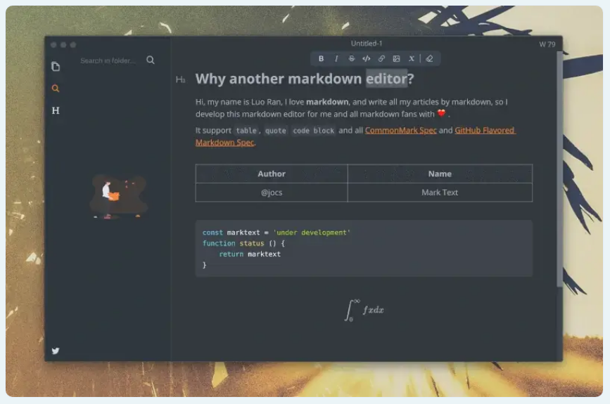 16 个 Linux 最佳 Markdown 编辑器（2）