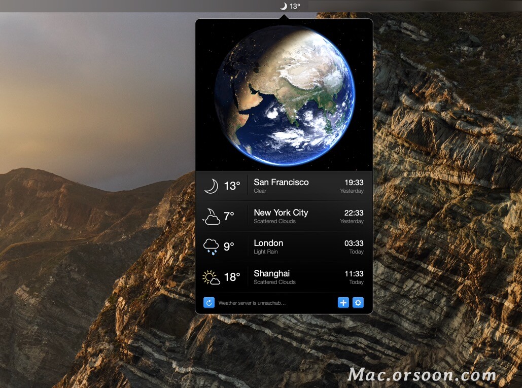 好用的天气预报软件 Living Earth Desktop For Mac 普通网友的博客 Csdn博客