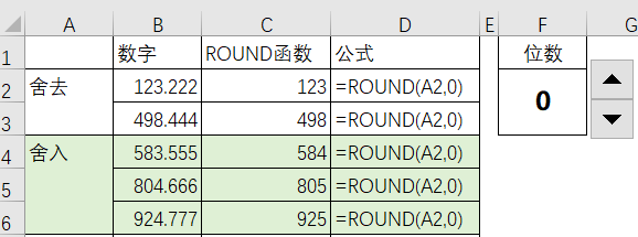 round函数四舍五入5不进位_round函数的这3个用法,一般人都不会