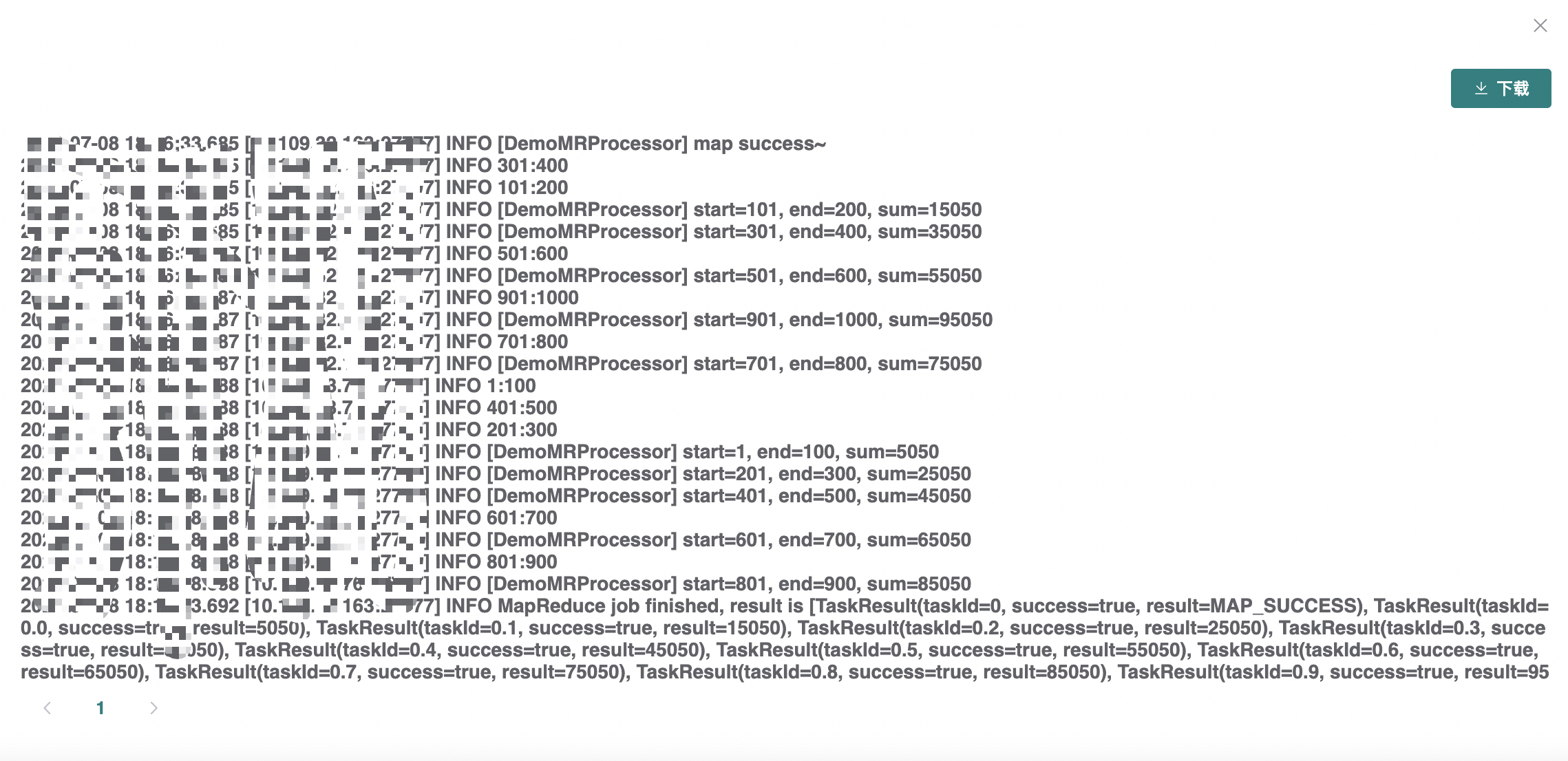 f8a24da7b1fb7df5a2f42d6e9909a985 - PoweJob高级特性-MapReduce完整示例