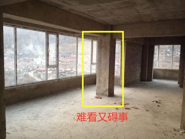 承重柱怎么做客厅中间杵根承重柱真不是问题360围一圈做个独立书房