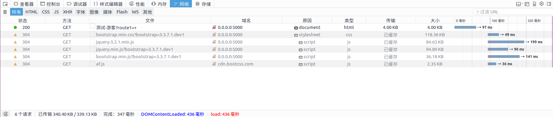 flask取mysql数据很慢_[flask 优化] 由flask-bootstrap,flask-moment引起的访问速度慢的原因及解决办法...