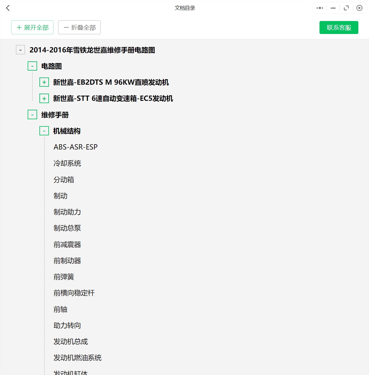 2002-2022年雪铁龙汽车维修手册和电路图[资料更新]