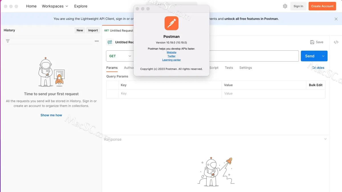 Postman for Mac(HTTP请求发送调试工具)v10.18.10官方版