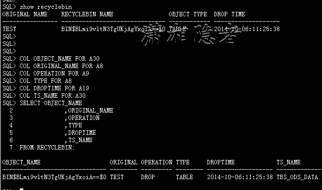 oracle Recycle Bin_oracle recyclebin_G_G#的博客CSDN博客