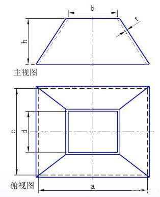梯形立方体怎么画图片