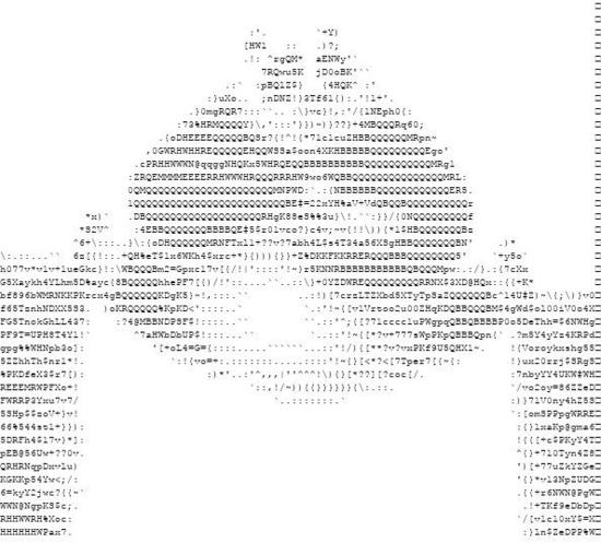 python实现图片转字符画静态图gif都能转