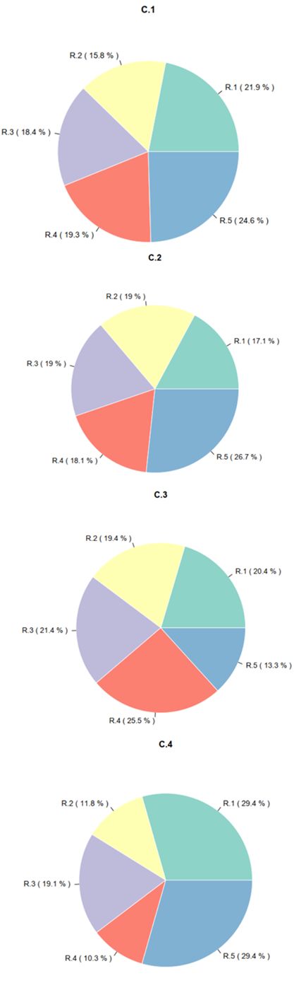 同时画多个饼图_技术贴 | R语言:pie绘制饼图_黑猫厨房的博客-CSDN博客