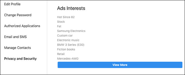 Instagram ad data