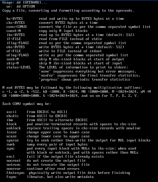 linux dd 尾部添加0,Linux命令dd的使用帮助 Soo Smart!CSDN博客