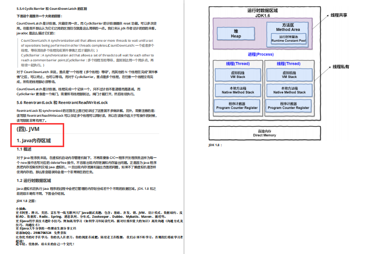 阿里资深架构师纯手敲Java中高进阶架构师笔记（近千页开源）