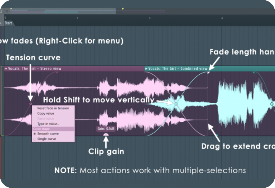 FL Studio21音频编辑