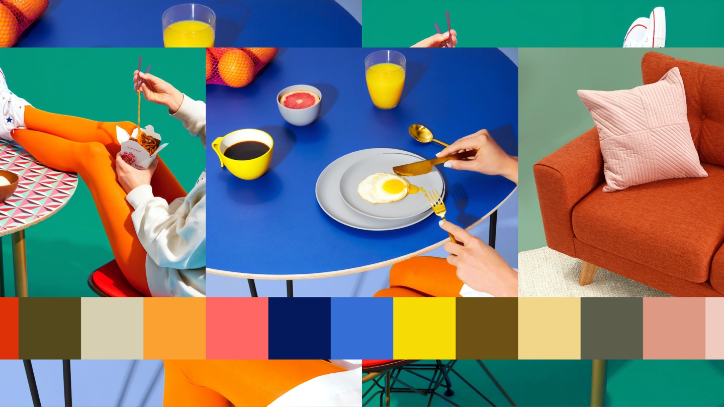 平时都会分享一些美图的色卡搭配,或影视或设计作品还有时尚封面等