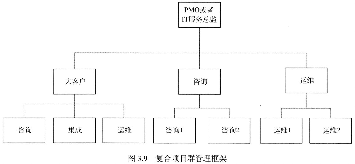 图3.9 复合项目群管理框架