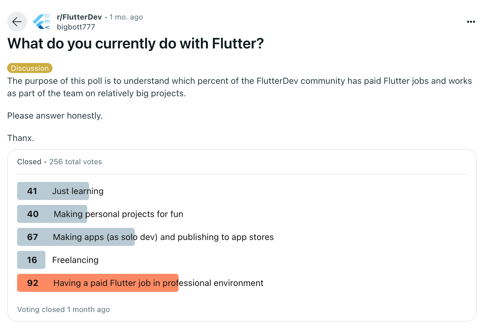 大家用 Flutter 做什么？Getx 遥遥领先！