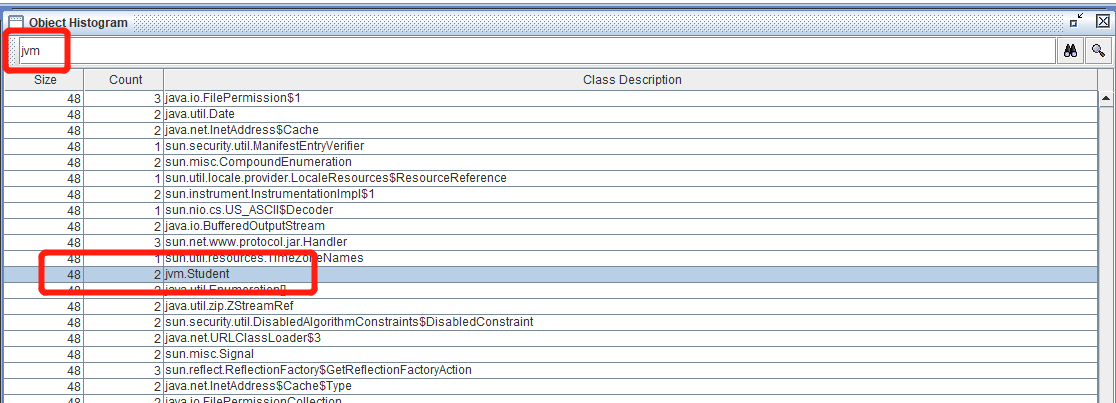 Object Histogram